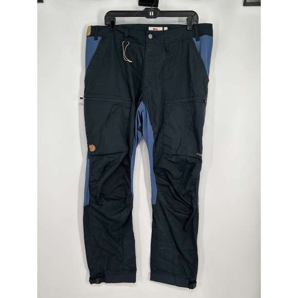 Fjallraven G-1000 G1000 Cargo Pants Hiking Trousers Navy Blue Mens Size 56 38x32 - Picture 1 of 10